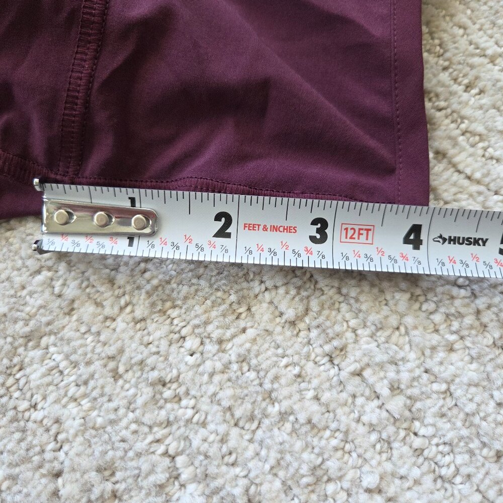 Lululemon Run Times Shorts Women's Size 6 Dark Adobe Burgundy Red 4" Running Gym - Picture 14 of 16